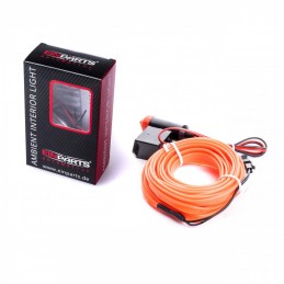 LED svÄtlovodnĂ˝ pĂĄsek 5m (oranĹžovĂ˝)